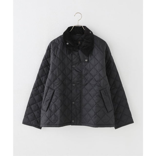 【Barbour/バブアー】 TRANSPORT QUILTED JACKET （ブラック）