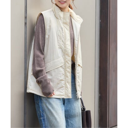 《予約》別注【UMBRO×JS】 ライトロフトパッファーベスト （ブラック）｜詳細画像