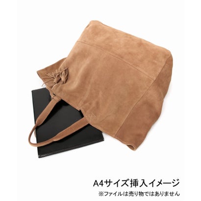 《WEB限定》【THE BAGMATI/バグマティ】スエードトート（ベージュ）｜詳細画像