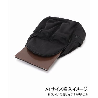 ジャーナルスタンダード レリューム JOURNAL STANDARD relume 《WEB限定追加予約》RELUME ダブルポケットリュック（ブラック）｜詳細画像
