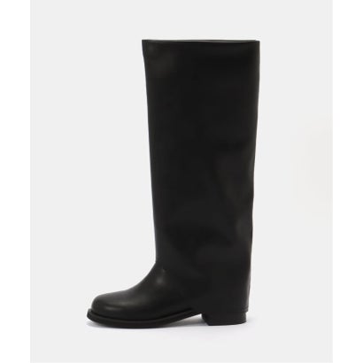 【EPURE/エピュレ】TIDE Foldings Long Boots （ブラック）｜詳細画像
