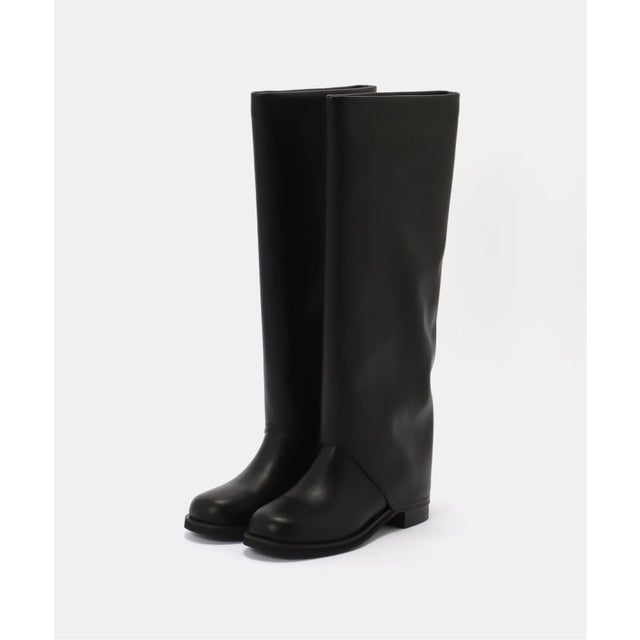 【EPURE/エピュレ】TIDE Foldings Long Boots （ブラック）