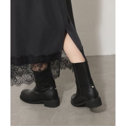 【EPURE/エピュレ】NUTE Round Ankle Boots （ブラック）｜詳細画像