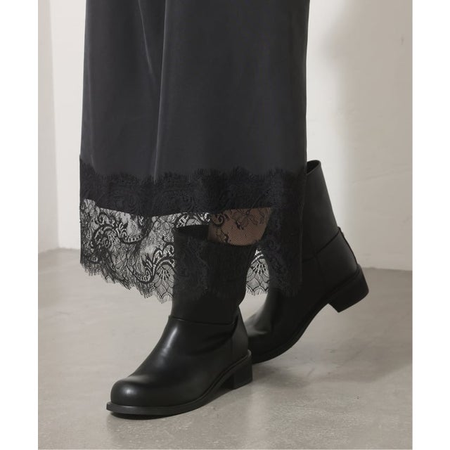 【EPURE/エピュレ】NUTE Round Ankle Boots （ブラック）