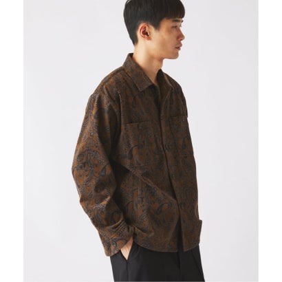 ジャーナルスタンダード レリューム JOURNAL STANDARD relume テック ”SOLOTEX(R)” コーデュロイ ウォッシャブル CPOシャツジャケット（ネイビー A）｜詳細画像