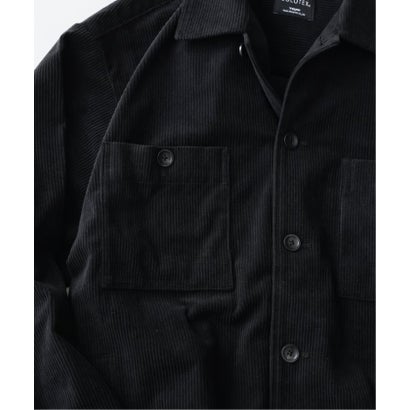 ジャーナルスタンダード レリューム JOURNAL STANDARD relume テック ”SOLOTEX(R)” コーデュロイ ウォッシャブル CPOシャツジャケット（ネイビー A）｜詳細画像