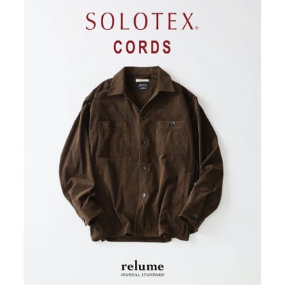 ジャーナルスタンダード レリューム JOURNAL STANDARD relume テック ”SOLOTEX(R)” コーデュロイ ウォッシャブル CPOシャツジャケット（ネイビー A）｜詳細画像