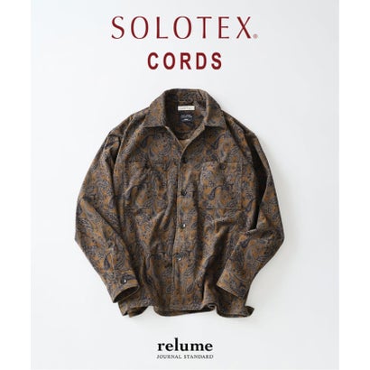 ジャーナルスタンダード レリューム JOURNAL STANDARD relume テック ”SOLOTEX(R)” コーデュロイ ウォッシャブル CPOシャツジャケット（ネイビー A）｜詳細画像