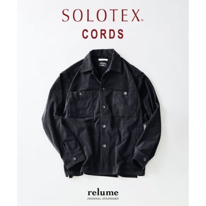 ジャーナルスタンダード レリューム JOURNAL STANDARD relume テック ”SOLOTEX(R)” コーデュロイ ウォッシャブル CPOシャツジャケット（ネイビー A）｜詳細画像