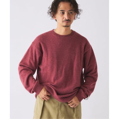 COLLINS VILLE WOOL / コリンズ ビル ウール クルーネック ニット（ブラウン）｜詳細画像