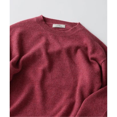 COLLINS VILLE WOOL / コリンズ ビル ウール クルーネック ニット（ブラウン）｜詳細画像