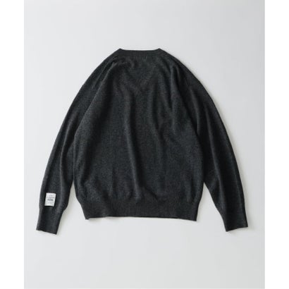 COLLINS VILLE WOOL / コリンズ ビル ウールニット Vネック（グレーB）｜詳細画像