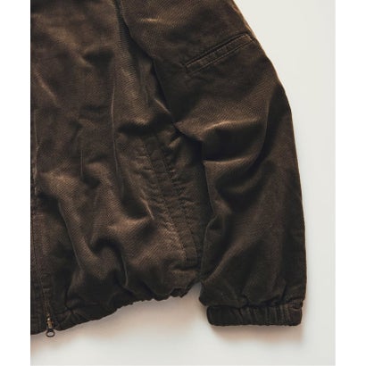 ＜Relume Jeans＞バイアス コーデュロイ スタンドジップブルゾン（ネイビー）｜詳細画像