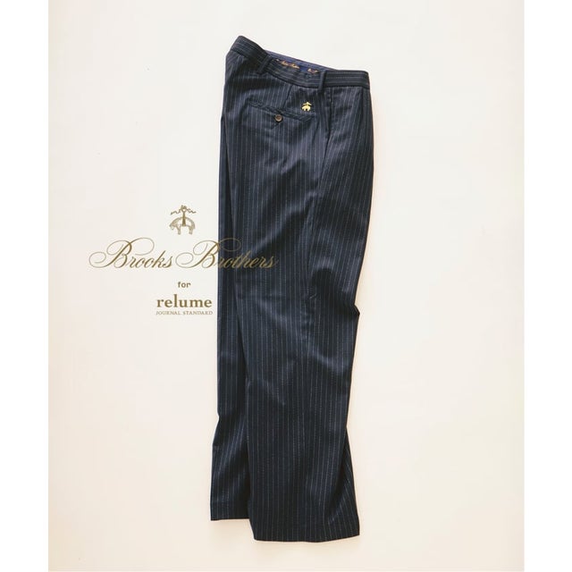 Brooks Brothers / ブルックスブラザーズ 別注 ストライプスラックス（ネイビー）