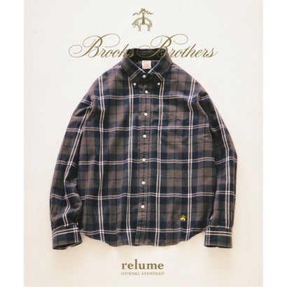 Brooks Brothers / ブルックスブラザーズ 別注 フランネル BDシャツ（ブラック）｜詳細画像