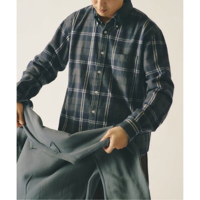 Brooks Brothers / ブルックスブラザーズ 別注 フランネル BDシャツ（ブラック）｜詳細画像
