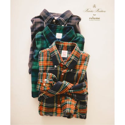 Brooks Brothers / ブルックスブラザーズ 別注 フランネル BDシャツ（ブラック）｜詳細画像