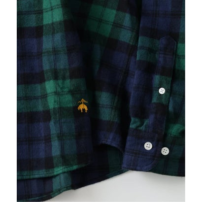 Brooks Brothers / ブルックスブラザーズ 別注 フランネル BDシャツ（ブラック）｜詳細画像