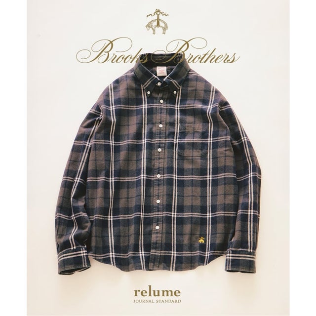 Brooks Brothers / ブルックスブラザーズ 別注 フランネル BDシャツ（ブラック）