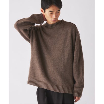 《予約》PLAYFULWOOL / プレイフルウール クルーネック ニットセーター （ブラック B）｜詳細画像