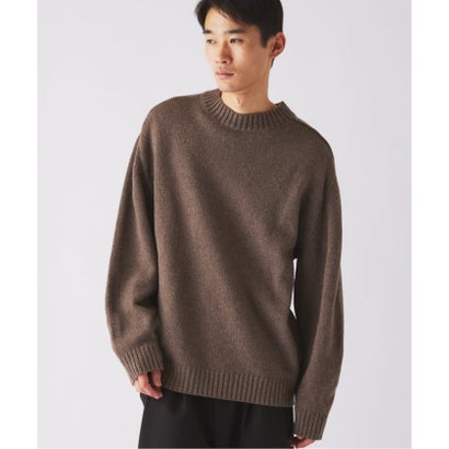 《予約》PLAYFULWOOL / プレイフルウール クルーネック ニットセーター （ブラック B）｜詳細画像