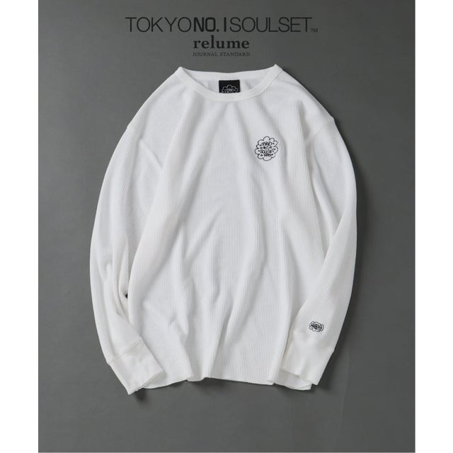 《WEB/FES限定》TOKYO No.1 SOUL SET×ERIC HAZE 別注ワッフルLS(キーホルダー付) （ホワイト）