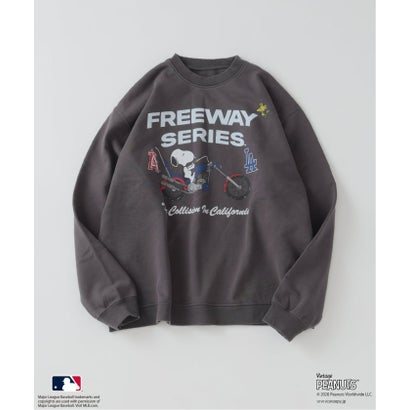ジャーナルスタンダード レリューム JOURNAL STANDARD relume 《予約》PEANUTS / ピーナッツ 別注 MLB ベースボール グラフィックスウェット （パープル D）｜詳細画像