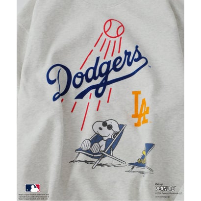 ジャーナルスタンダード レリューム JOURNAL STANDARD relume 《予約》PEANUTS / ピーナッツ 別注 MLB ベースボール グラフィックスウェット （グレーA）｜詳細画像