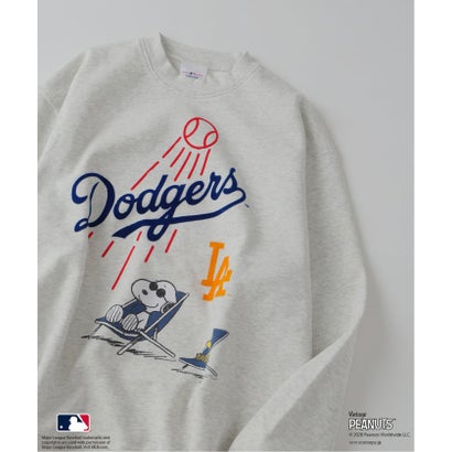 ジャーナルスタンダード レリューム JOURNAL STANDARD relume 《予約》PEANUTS / ピーナッツ 別注 MLB ベースボール グラフィックスウェット （グレーA）｜詳細画像