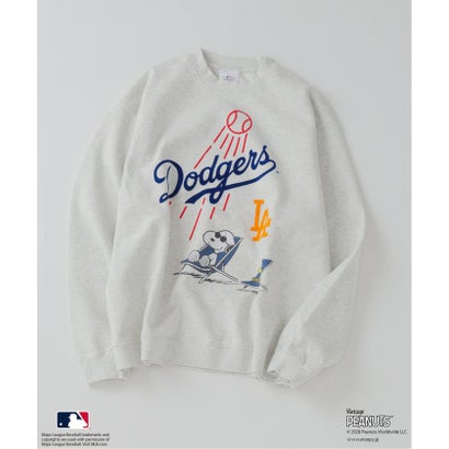 ジャーナルスタンダード レリューム JOURNAL STANDARD relume 《予約》PEANUTS / ピーナッツ 別注 MLB ベースボール グラフィックスウェット （グレーA）｜詳細画像