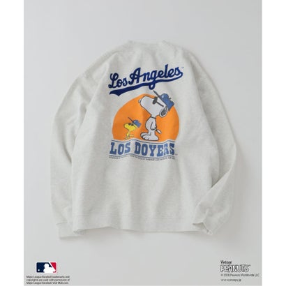 ジャーナルスタンダード レリューム JOURNAL STANDARD relume 《予約》PEANUTS / ピーナッツ 別注 MLB ベースボール グラフィックスウェット （グレーA）｜詳細画像