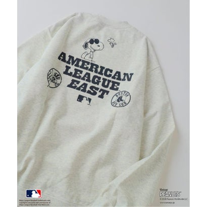 ジャーナルスタンダード レリューム JOURNAL STANDARD relume 《予約》PEANUTS / ピーナッツ 別注 MLB ベースボール グラフィックスウェット （グレーA）｜詳細画像