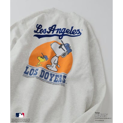 ジャーナルスタンダード レリューム JOURNAL STANDARD relume 《予約》PEANUTS / ピーナッツ 別注 MLB ベースボール グラフィックスウェット （グレーA）｜詳細画像
