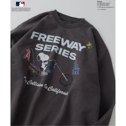 ジャーナルスタンダード レリューム JOURNAL STANDARD relume 《予約》PEANUTS / ピーナッツ 別注 MLB ベースボール グラフィックスウェット （グレーA）｜詳細画像