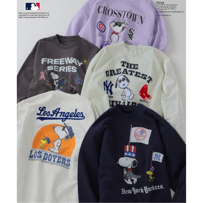 ジャーナルスタンダード レリューム JOURNAL STANDARD relume 《予約》PEANUTS / ピーナッツ 別注 MLB ベースボール グラフィックスウェット （グレーA）｜詳細画像