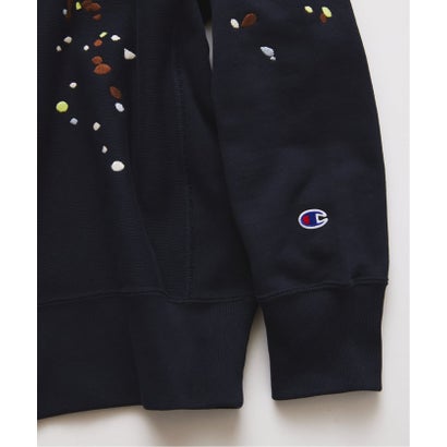 《予約》Champion / チャンピオン 別注 リバースウィーブ(R) 刺繍スウェット （ネイビー）｜詳細画像