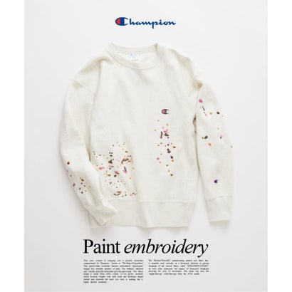 《予約》Champion / チャンピオン 別注 リバースウィーブ(R) 刺繍スウェット （ネイビー）｜詳細画像