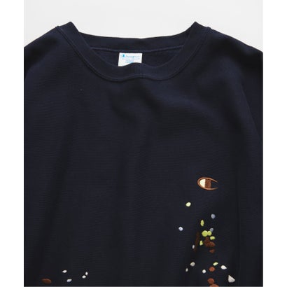 《予約》Champion / チャンピオン 別注 リバースウィーブ(R) 刺繍スウェット （ネイビー）｜詳細画像