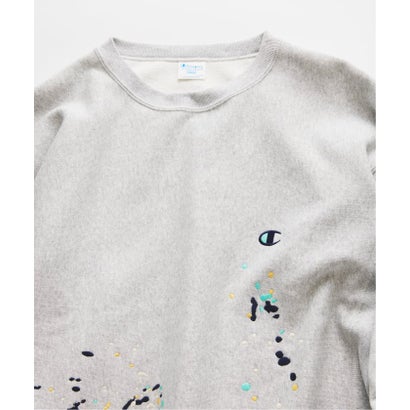 《予約》Champion / チャンピオン 別注 リバースウィーブ(R) 刺繍スウェット （ナチュラル）｜詳細画像