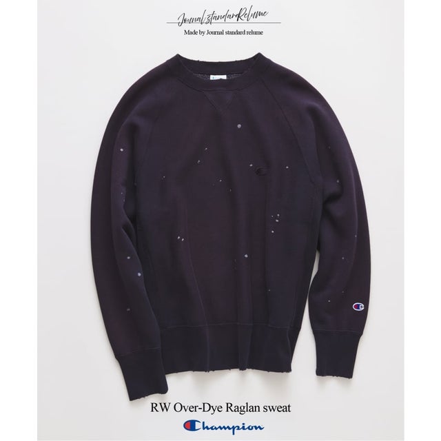 追加予約 Champion / チャンピオン 別注 リバースウィーブ(R) オーバーダイスウェット （ネイビー）