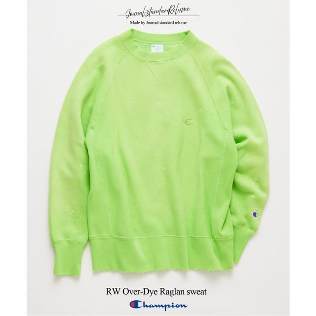 追加予約 Champion / チャンピオン 別注 リバースウィーブ(R) オーバーダイスウェット （グリーン E）