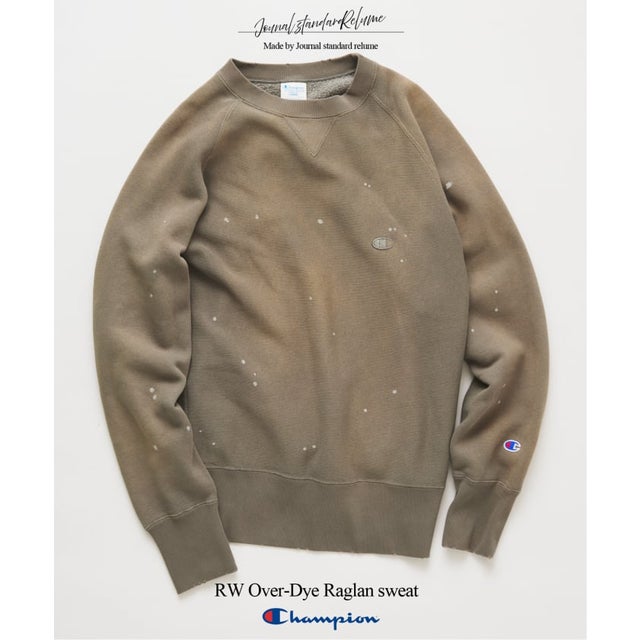 追加予約 Champion / チャンピオン 別注 リバースウィーブ(R) オーバーダイスウェット （カーキ）