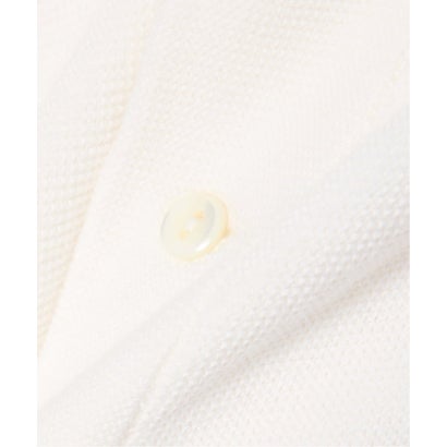 《予約》LACOSTE / ラコステ コットンニット ロングスリーブポロシャツ （ホワイト）｜詳細画像