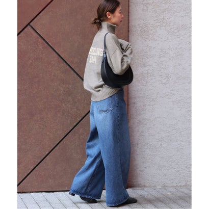 《追加予約》別注【LOGAN Knitting Mills】*RELUME ハーフジップニットプルオーバー （ネイビー）｜詳細画像