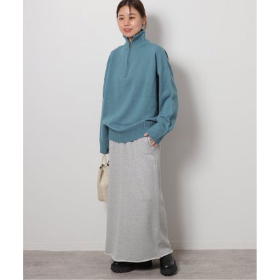 《追加予約》別注【LOGAN Knitting Mills】*RELUME ハーフジップニットプルオーバー （ネイビー）｜詳細画像