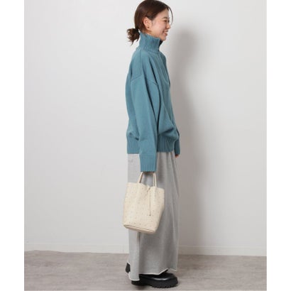 《追加予約》別注【LOGAN Knitting Mills】*RELUME ハーフジップニットプルオーバー （ネイビー）｜詳細画像