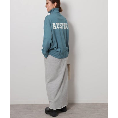 《追加予約》別注【LOGAN Knitting Mills】*RELUME ハーフジップニットプルオーバー （ネイビー）｜詳細画像