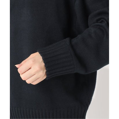 《追加予約》別注【LOGAN Knitting Mills】*RELUME ハーフジップニットプルオーバー （ネイビー）｜詳細画像