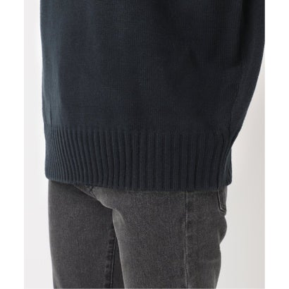 《追加予約》別注【LOGAN Knitting Mills】*RELUME ハーフジップニットプルオーバー （ネイビー）｜詳細画像