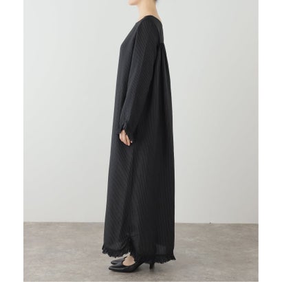 ジャーナルスタンダード レリューム JOURNAL STANDARD relume 【ARCHIVE STANCE/アーカイブスタンス】cupro maxi frill hem dres （ブラック）｜詳細画像